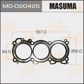 MD02042S MASUMA Прокладка, головка цилиндра