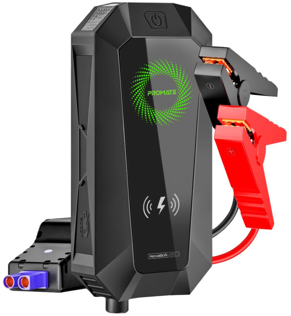  Пускозарядное устройство Promate HexaBolt-20 19200 мА·ч 1500A Jump Starter Black hexabolt-20.black