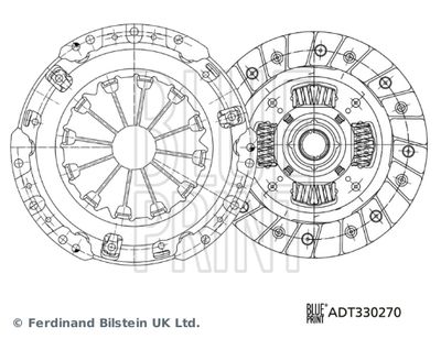  ADT330270 BLUE PRINT Комплект сцепления