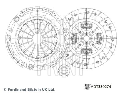  ADT330274 BLUE PRINT Комплект сцепления