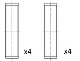  BB2017STD FAI AutoParts Шатунный подшипник