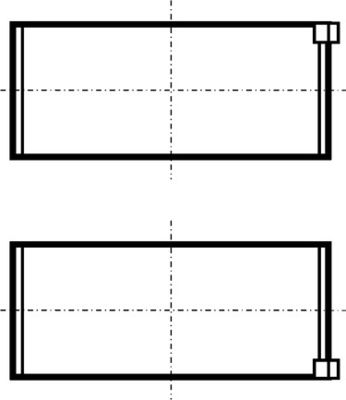  37174600 KOLBENSCHMIDT Комплект вкладышей