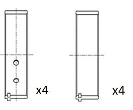  BB2080STD FAI AutoParts Шатунный подшипник