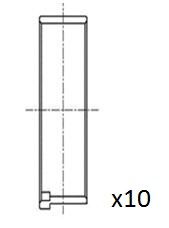  BB2075010 FAI AutoParts Шатунный подшипник