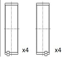  BB2071STD FAI AutoParts Шатунный подшипник