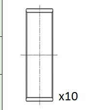  BB2072025 FAI AutoParts Шатунный подшипник