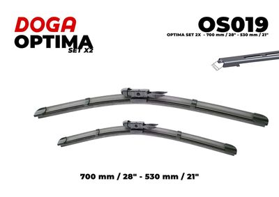  OS019 DOGA Щетка стеклоочистителя