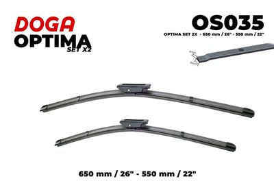  OS035 DOGA Щетка стеклоочистителя