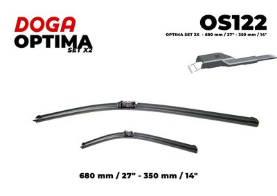  OS122 DOGA Щетка стеклоочистителя