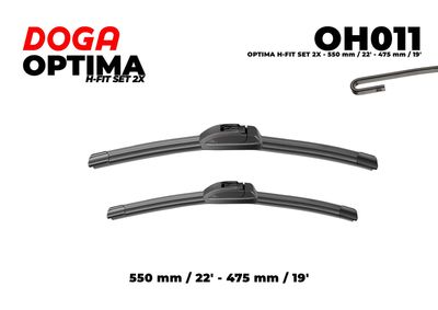  OH011 DOGA Щетка стеклоочистителя