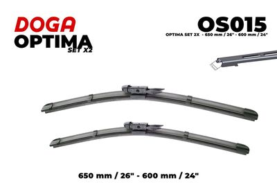  OS016 DOGA Щетка стеклоочистителя