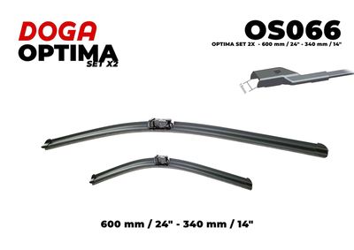  OS066 DOGA Щетка стеклоочистителя