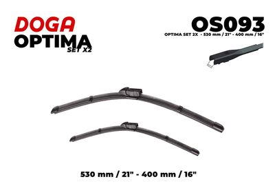  OS093 DOGA Щетка стеклоочистителя