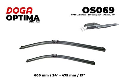  OS069 DOGA Щетка стеклоочистителя