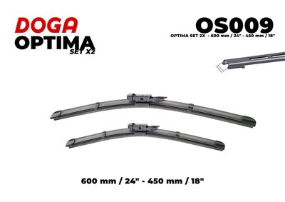  OS009 DOGA Щетка стеклоочистителя