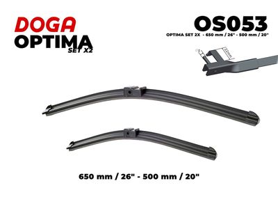  OS053 DOGA Щетка стеклоочистителя