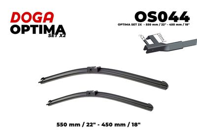  OS044 DOGA Щетка стеклоочистителя