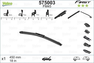  575003 VALEO Щетка стеклоочистителя