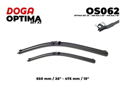  OS062 DOGA Щетка стеклоочистителя