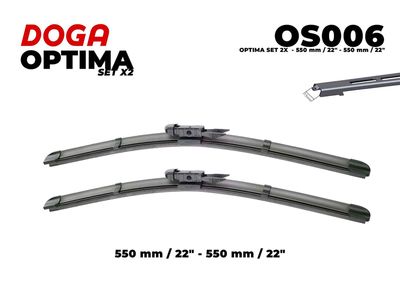  OS006 DOGA Щетка стеклоочистителя