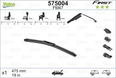  575004 VALEO Щетка стеклоочистителя