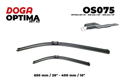  OS075 DOGA Щетка стеклоочистителя