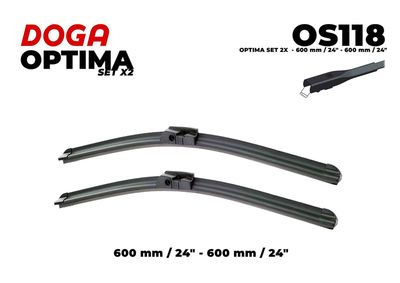  OS118 DOGA Щетка стеклоочистителя