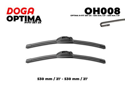  OH008 DOGA Щетка стеклоочистителя