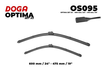  OS095 DOGA Щетка стеклоочистителя