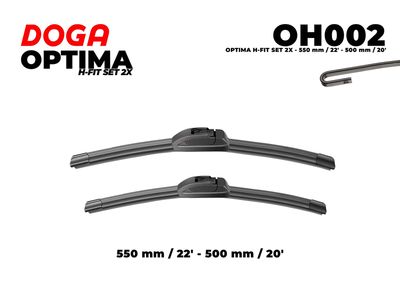  OH002 DOGA Щетка стеклоочистителя