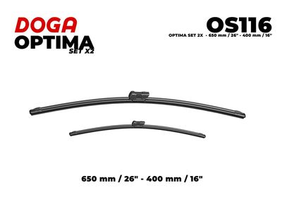  OS116 DOGA Щетка стеклоочистителя