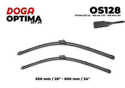  OS128 DOGA Щетка стеклоочистителя