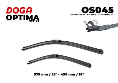  OS045 DOGA Щетка стеклоочистителя