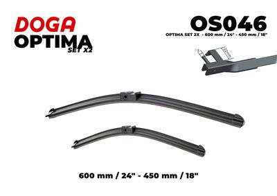  OS046 DOGA Щетка стеклоочистителя