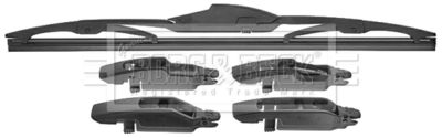  BW14R10 BORG & BECK Щетка стеклоочистителя