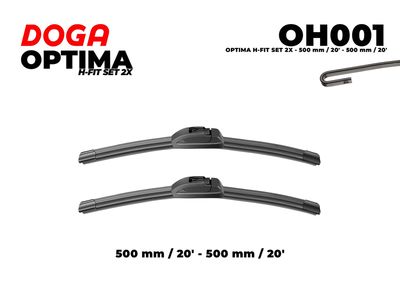  OH001 DOGA Щетка стеклоочистителя