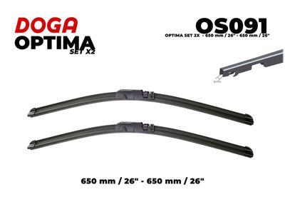  OS091 DOGA Щетка стеклоочистителя