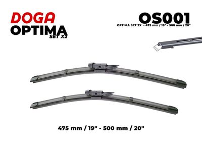  OS001 DOGA Щетка стеклоочистителя