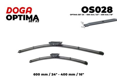  OS028 DOGA Щетка стеклоочистителя