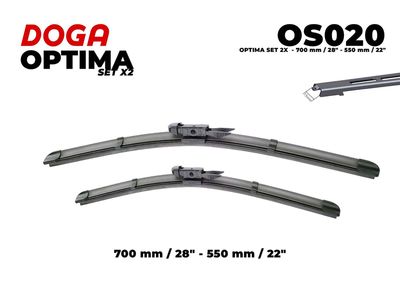  OS020 DOGA Щетка стеклоочистителя