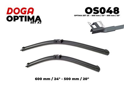  OS048 DOGA Щетка стеклоочистителя