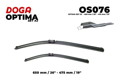  OS076 DOGA Щетка стеклоочистителя