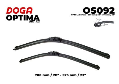  OS092 DOGA Щетка стеклоочистителя