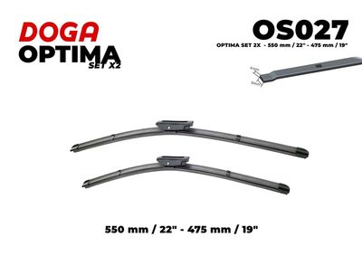  OS027 DOGA Щетка стеклоочистителя