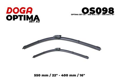  OS098 DOGA Щетка стеклоочистителя