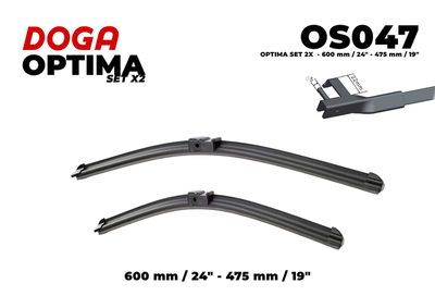  OS047 DOGA Щетка стеклоочистителя