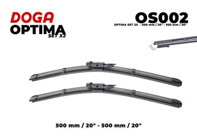  OS002 DOGA Щетка стеклоочистителя