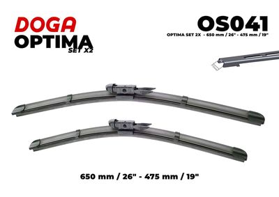  OS041 DOGA Щетка стеклоочистителя