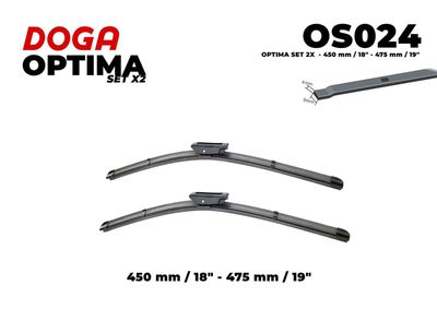  OS024 DOGA Щетка стеклоочистителя