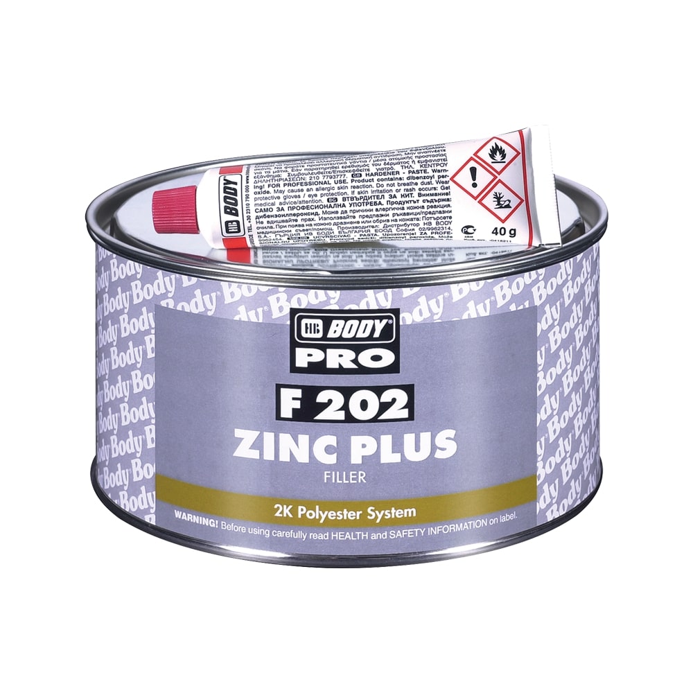  шпатлевка! беж.1.8кг PRO F202 ZINC PLUS подходит для любых гальванизированных покрытий